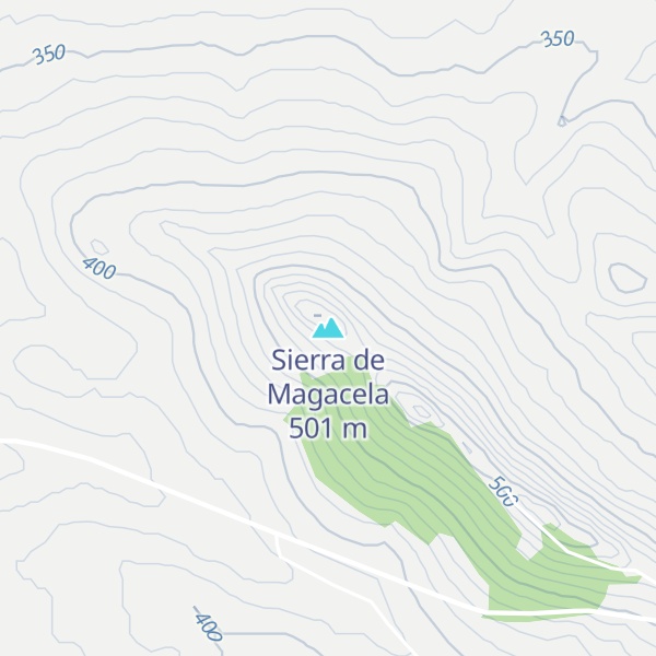 Map of Sierra de Magacela