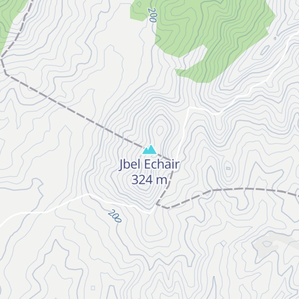Map of Jbel Echair