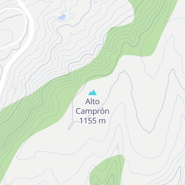 Map of Alto Camprón