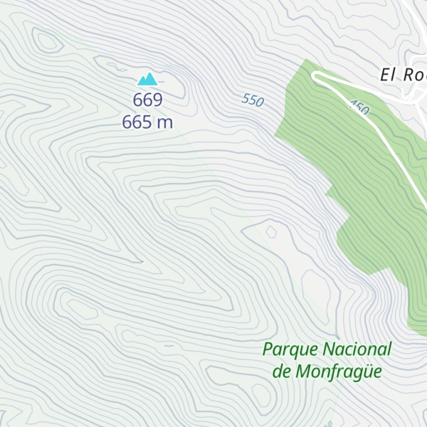 Map of Cancho del Portalón