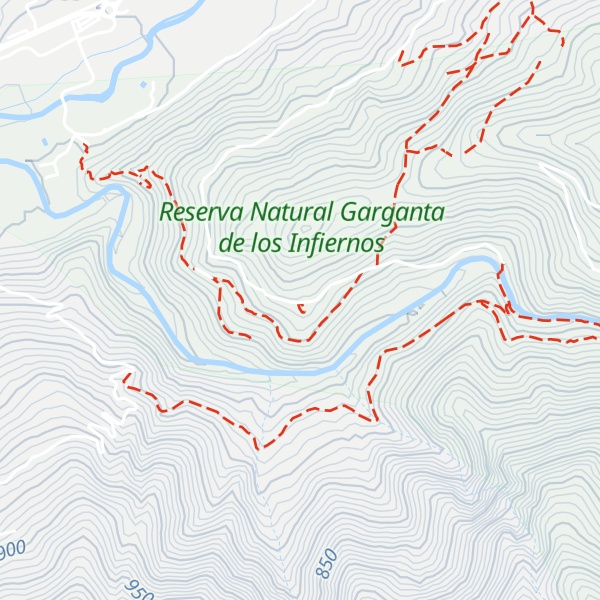 Map of Refugio del Escribano
