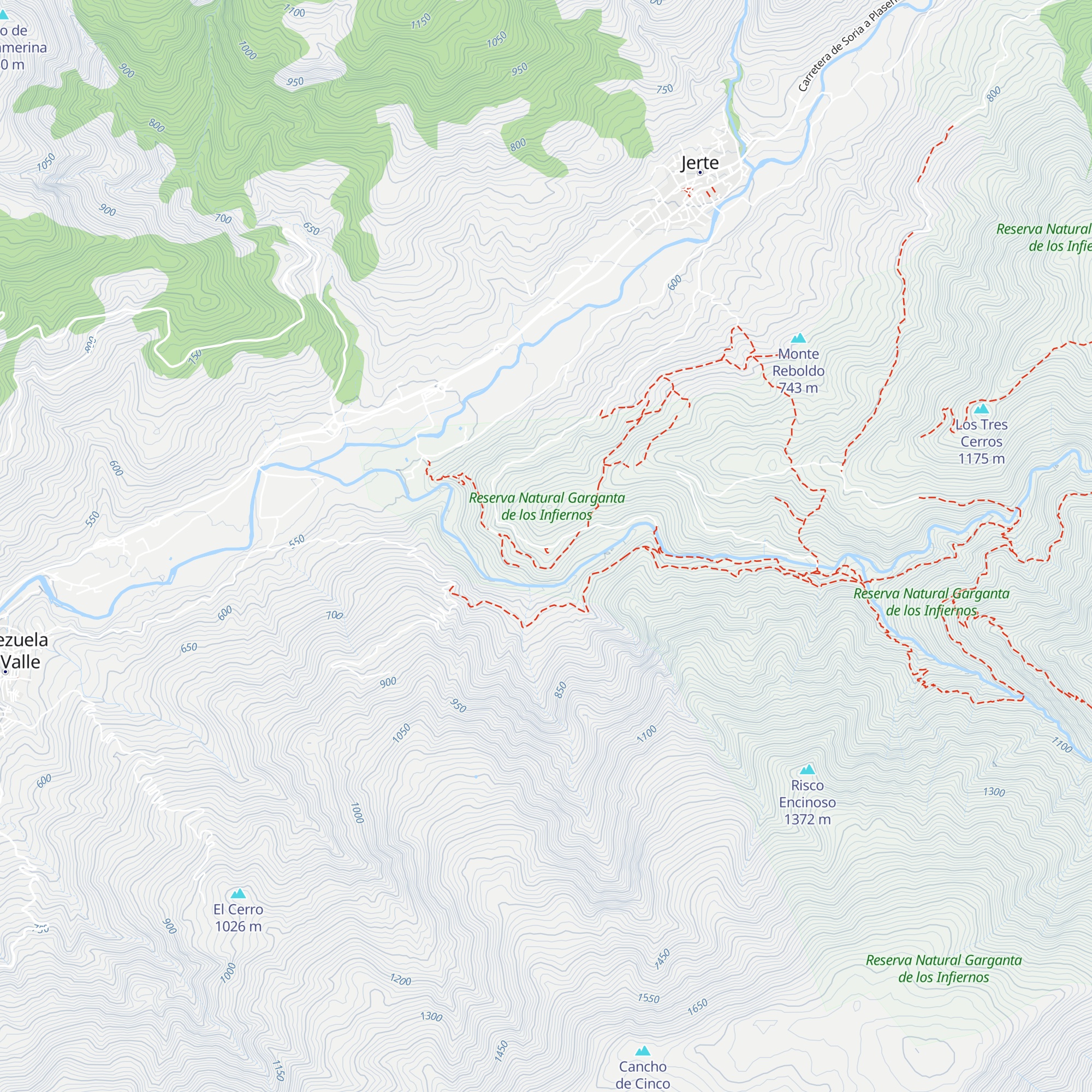 Refugio del Escribano map