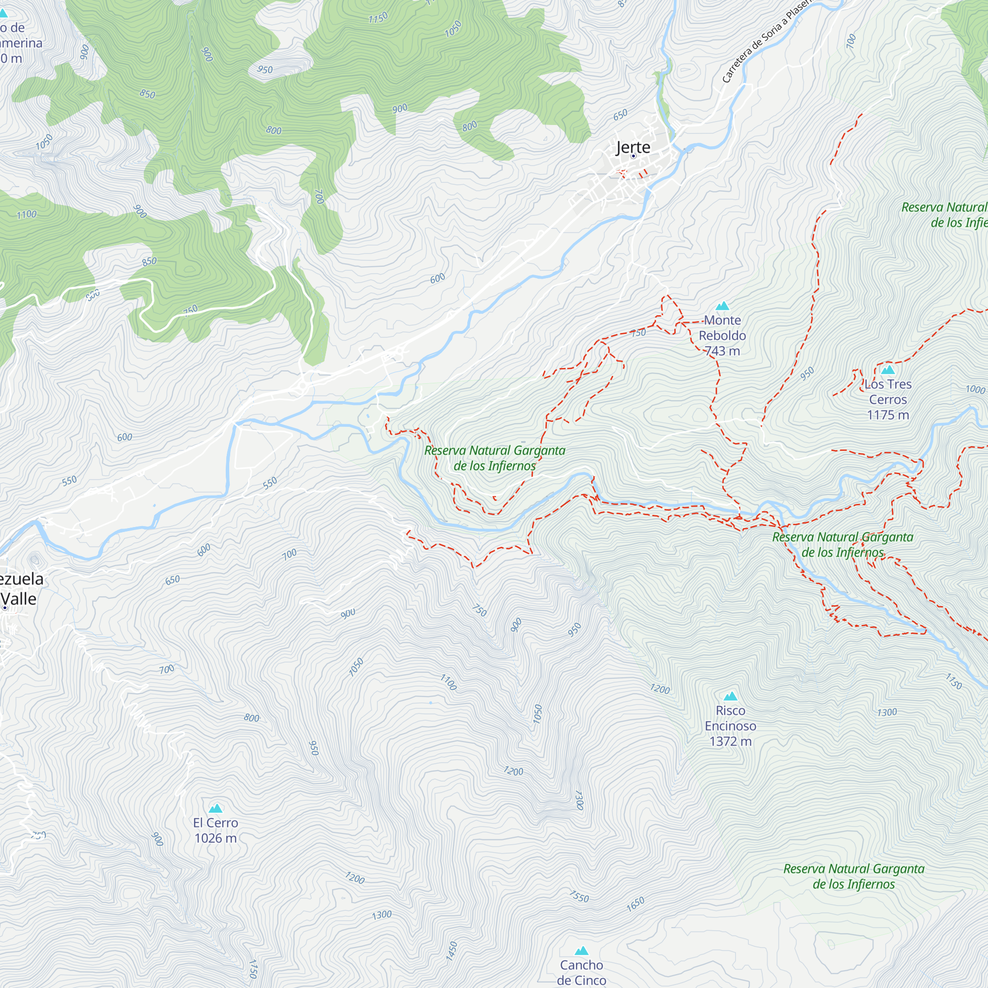 Refugio del Escribano map