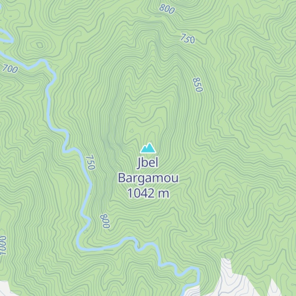 Map of Jbel Bargamou