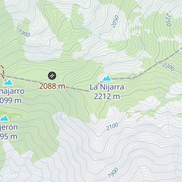 Map of Canchal de la Portilla del Arenal