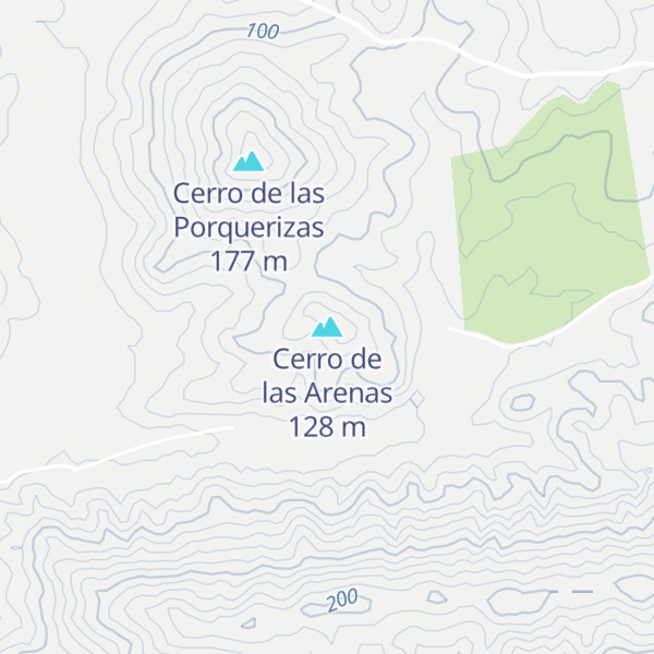 Map of Cerro de las Arenas