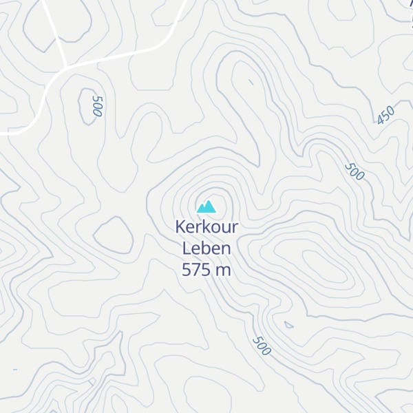 Map of Kerkour Leben