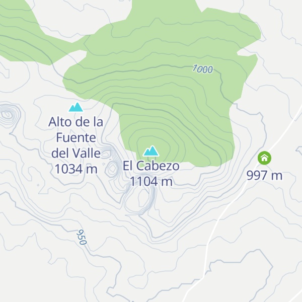 Map of El Cabezo