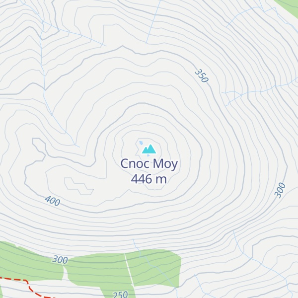 Map of Cnoc Moy
