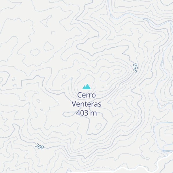 Map of Cerro Venteras