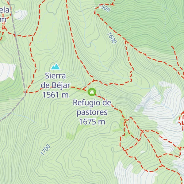 Map of Refugio de pastores