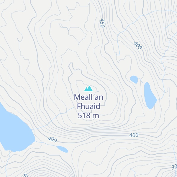 Map of Meall an Fhuaid