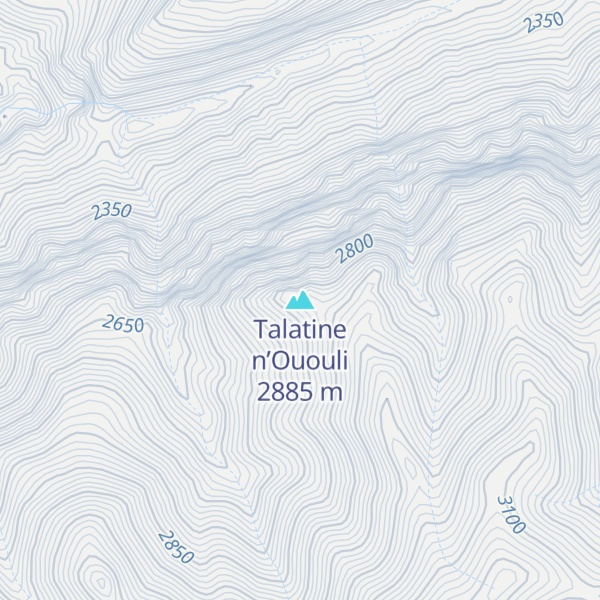 Map of Talatine n’Ououli