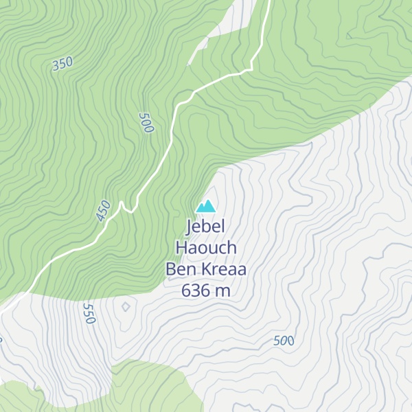 Map of Jebel Haouch Ben Kreaa