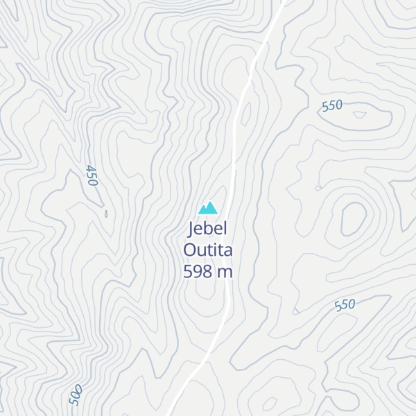 Map of Jebel Outita