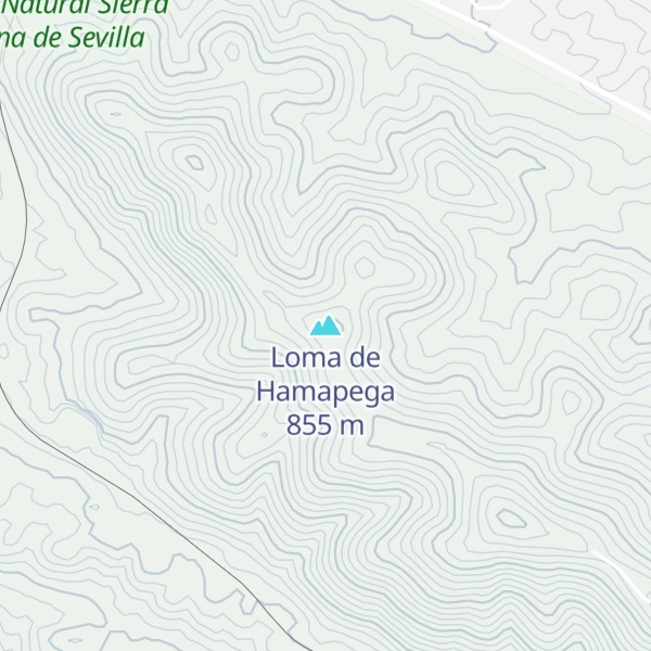 Map of Loma de Hamapega