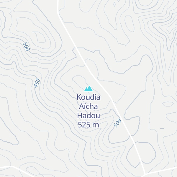Map of Koudia Aïcha Hadou