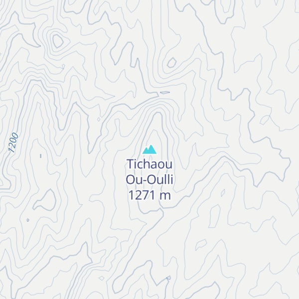 Map of Tichaou Ou-Oulli