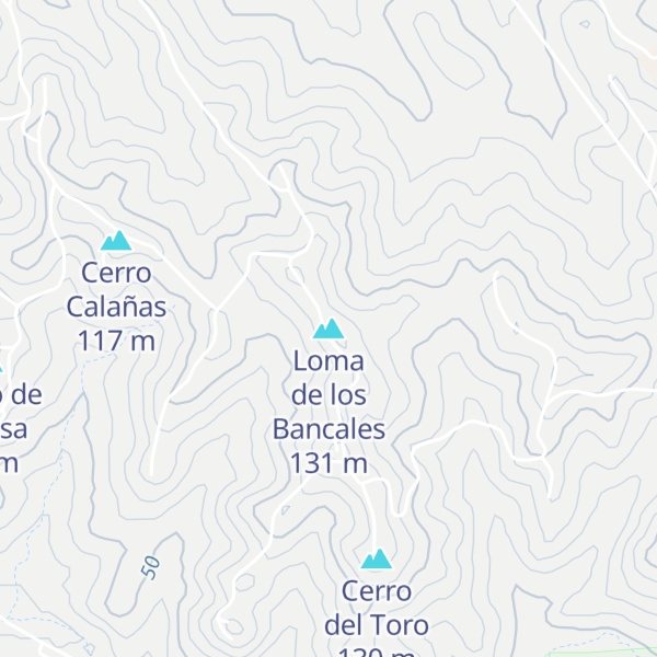 Map of Loma de los Bancales