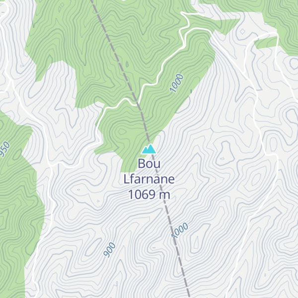 Map of Bou Lfarnane