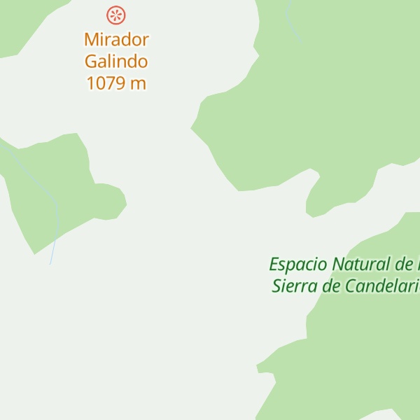 Map of Refugio Peña de la Cruz