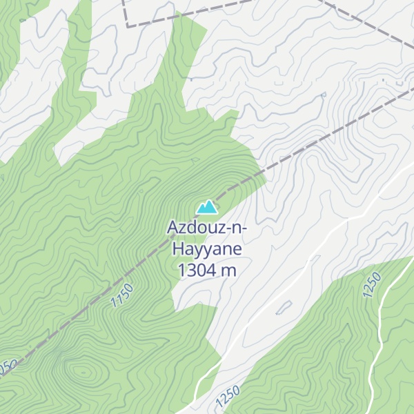 Map of Azdouz-n-Hayyane