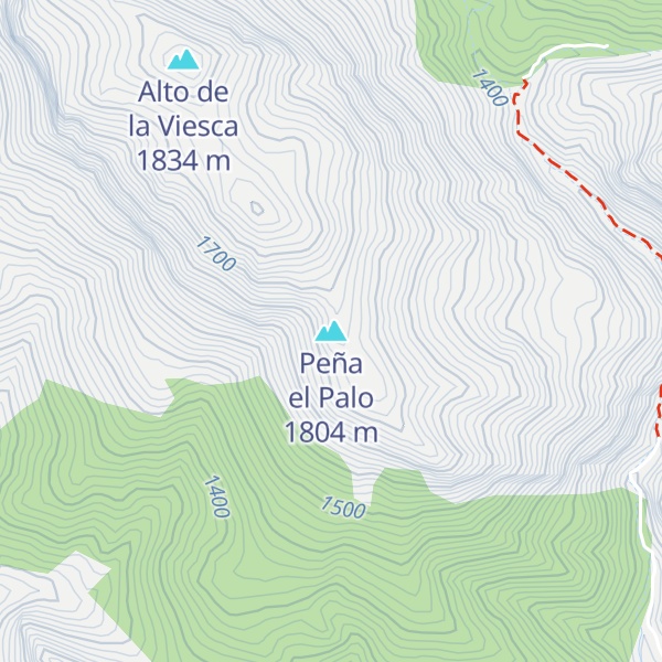 Map of Peña el Palo