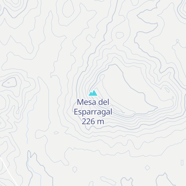 Map of Mesa del Esparragal
