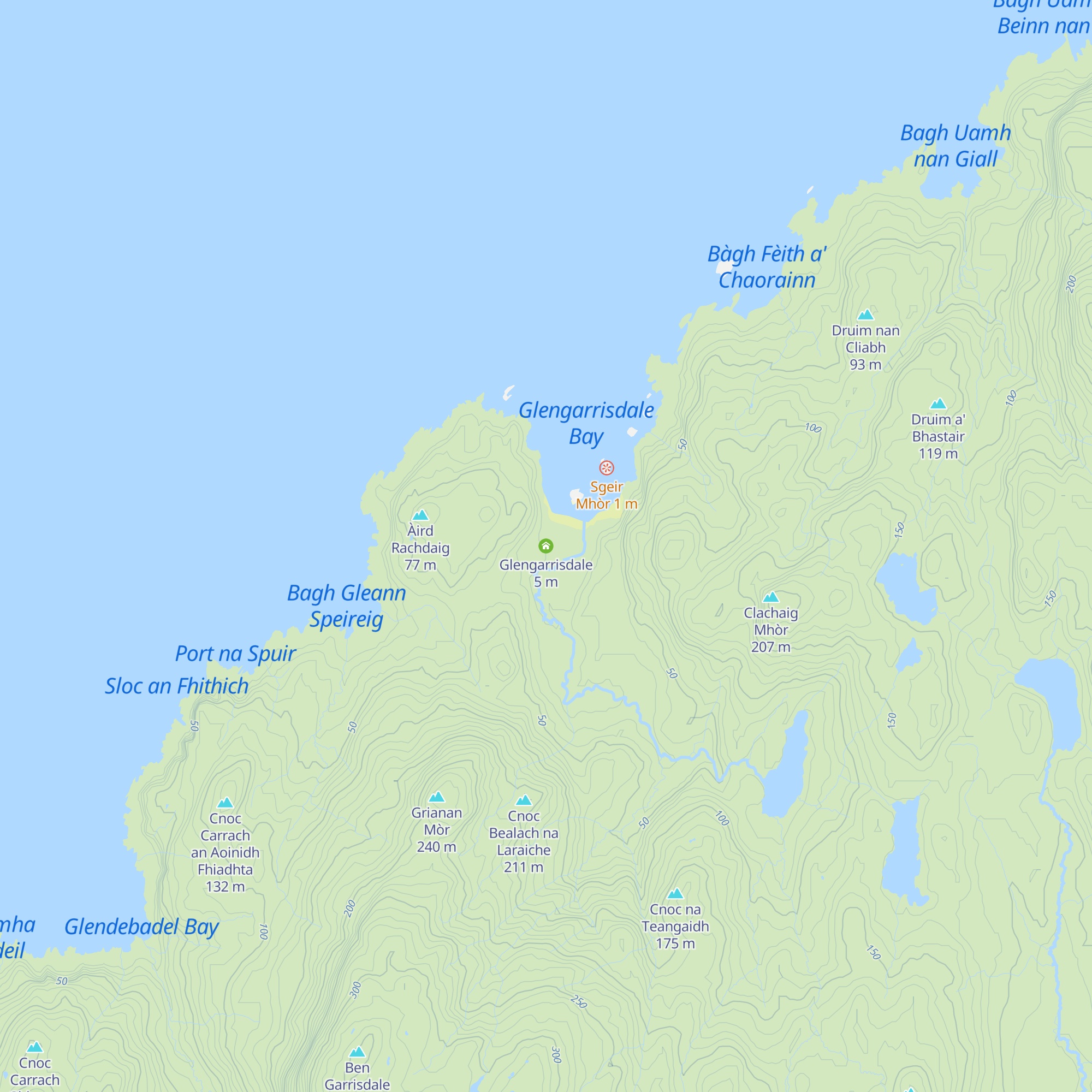 Glengarrisdale map