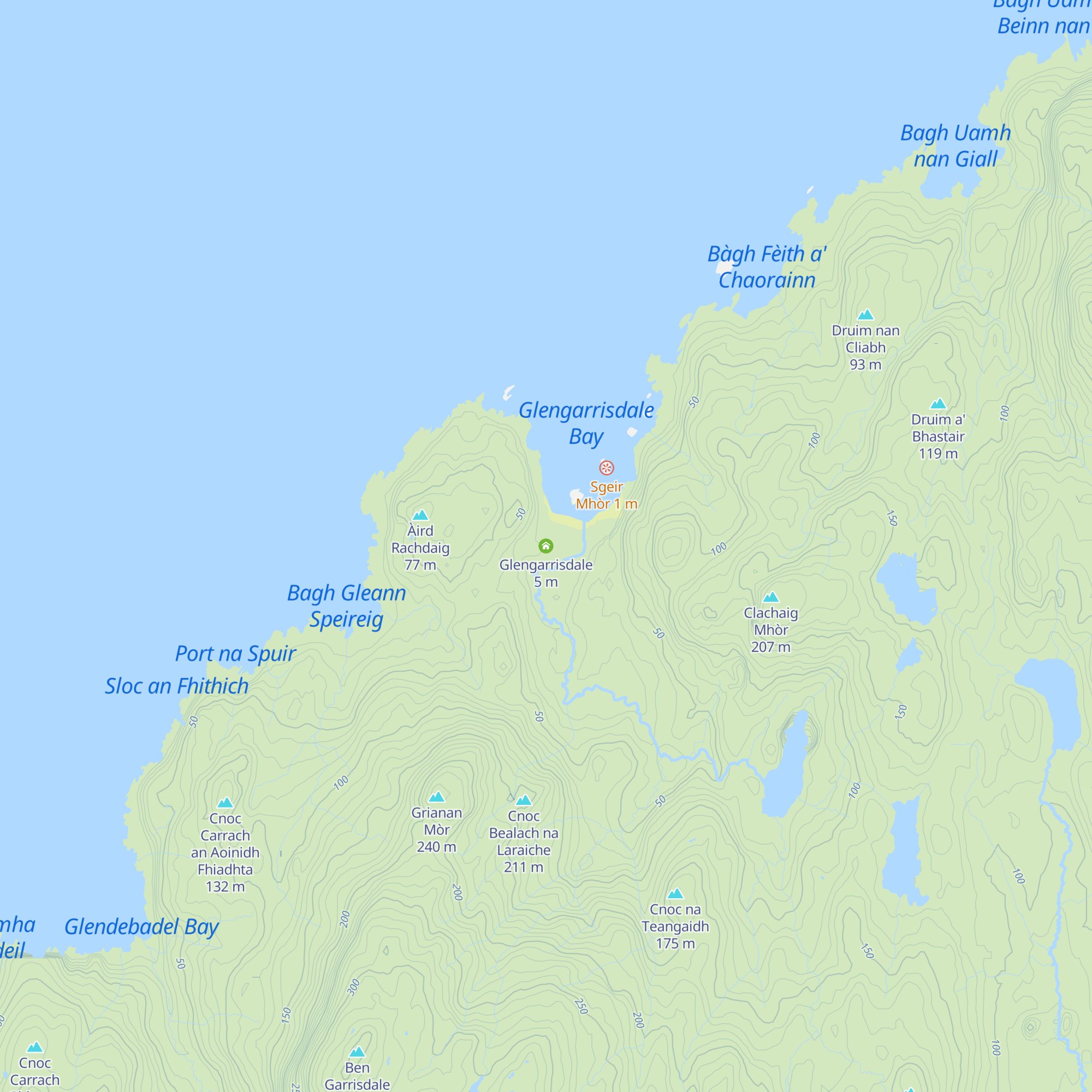 Glengarrisdale map