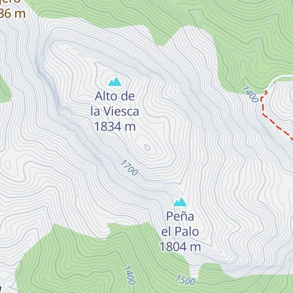 Map of Peña los Machaos