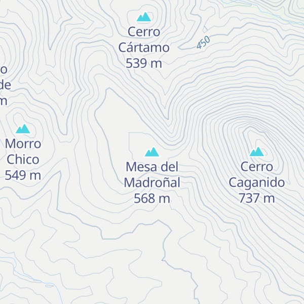 Map of Mesa del Madroñal