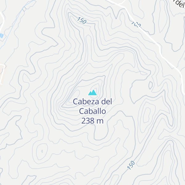 Map of Cabeza del Caballo