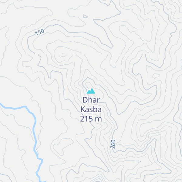Map of Dhar Kasba