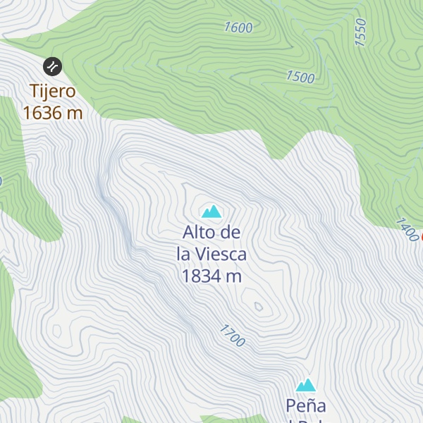 Map of Alto de la Viesca