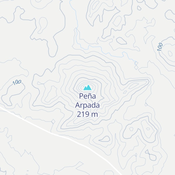 Map of Peña Arpada