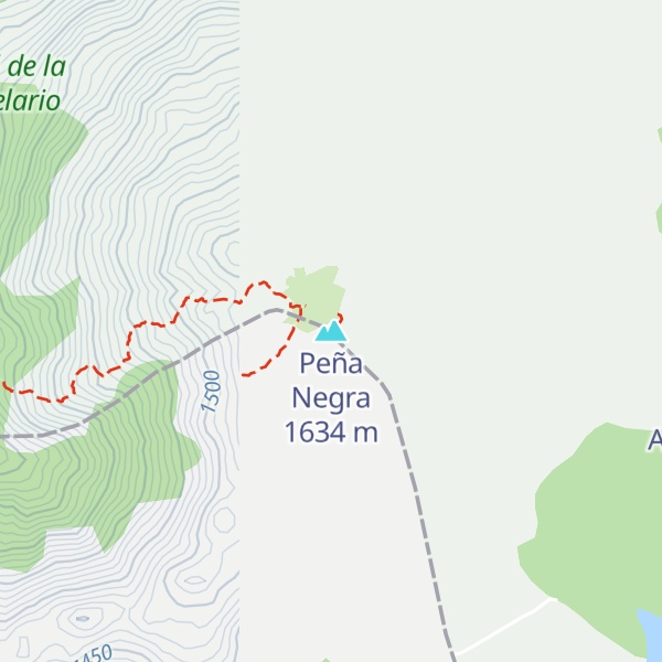 Map of Peña Negra