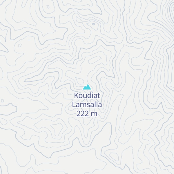 Map of Koudiat Lamsalla