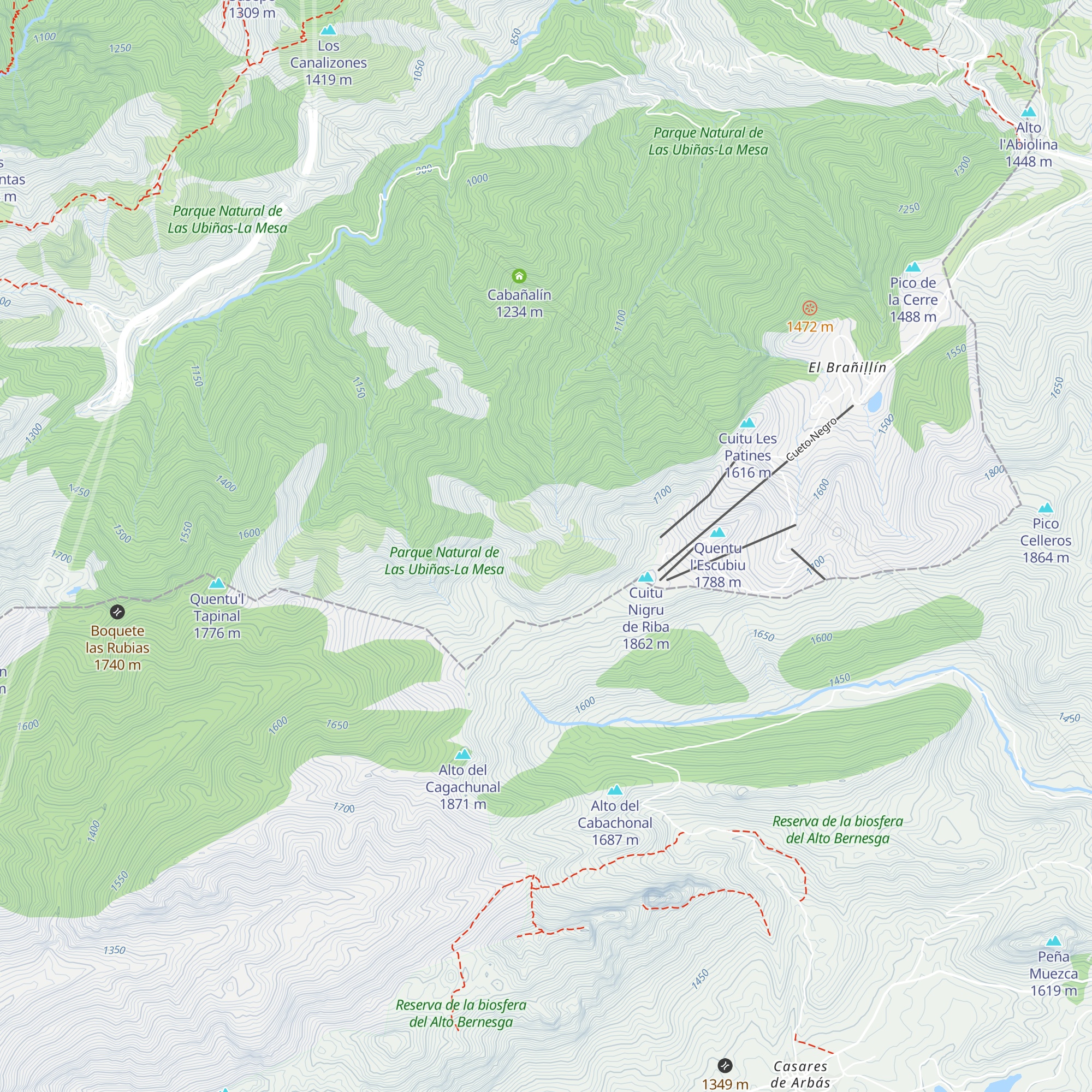 Cabana Coleo map
