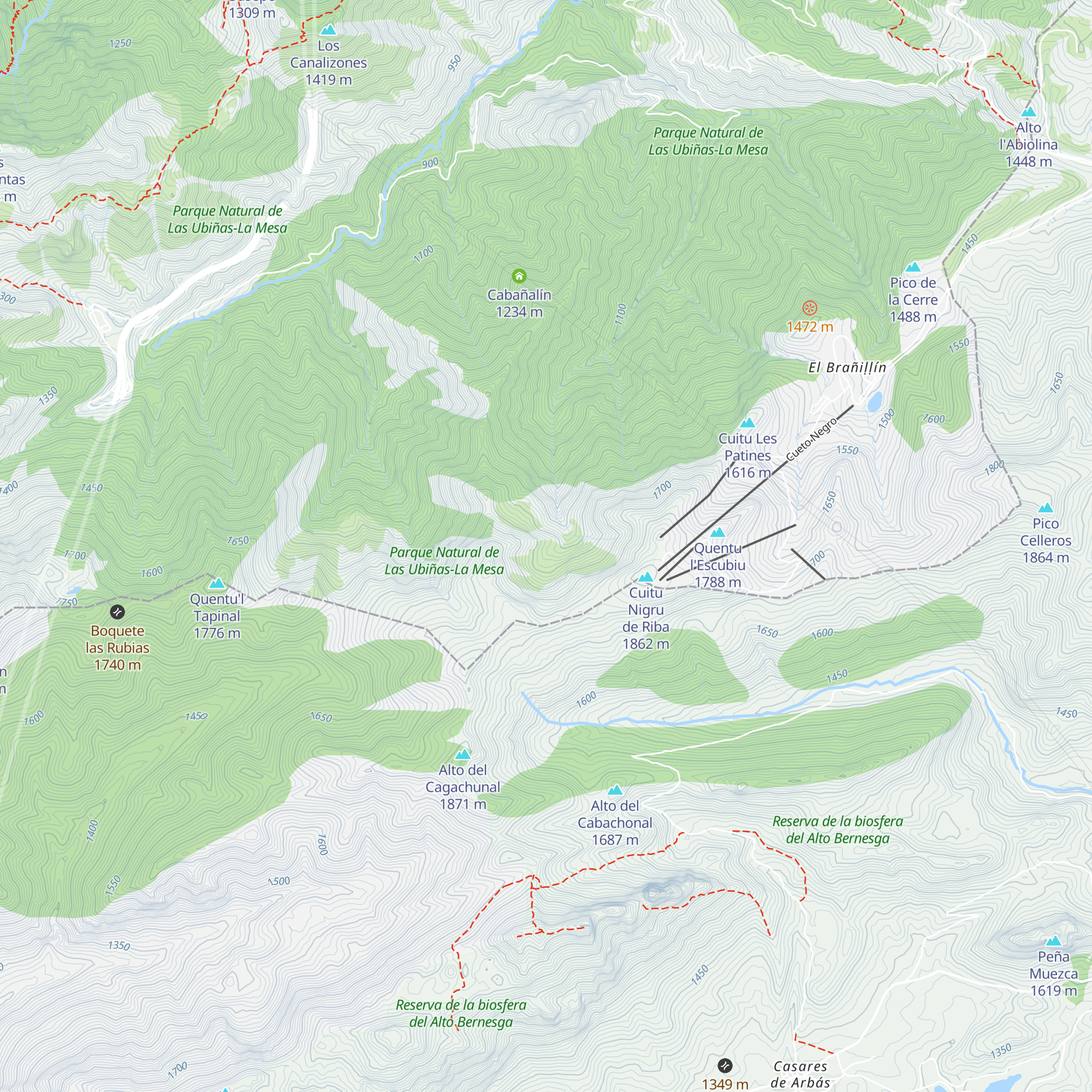 Cabana Coleo map