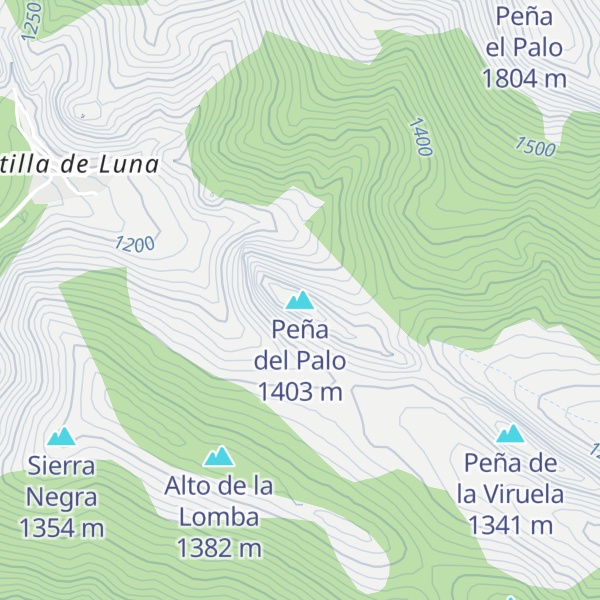 Map of Peña del Palo