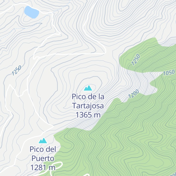 Map of Pico de la Tartajosa
