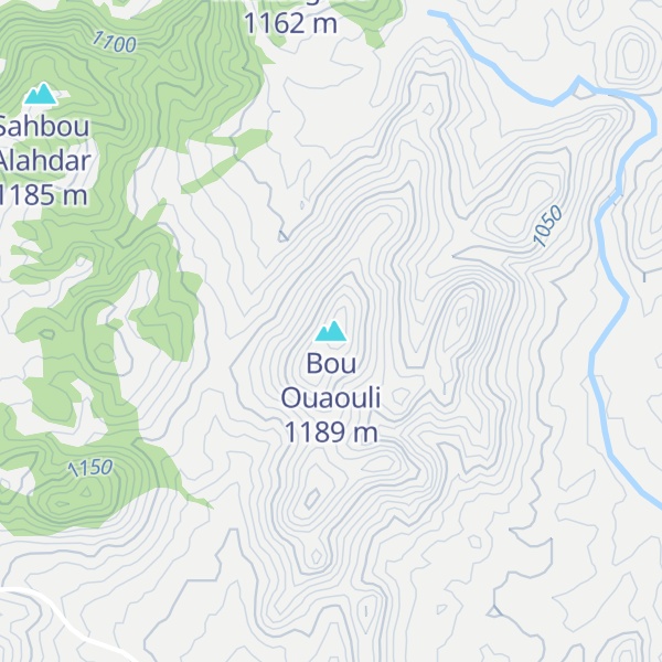 Map of Bou Ouaouli