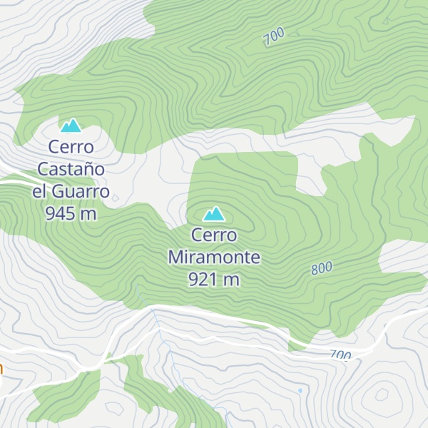 Map of Cerro Miramonte