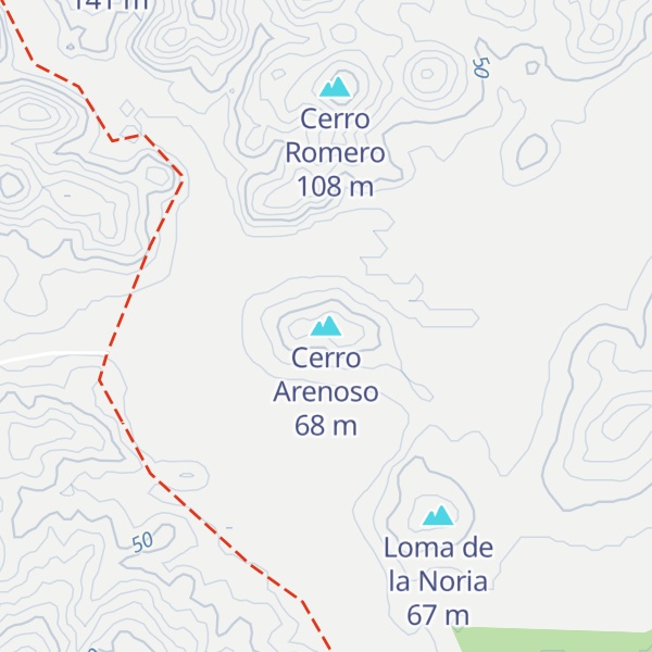 Map of Cerro Arenoso
