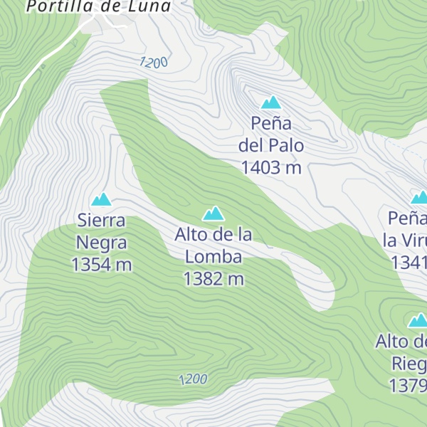 Map of Alto de la Lomba