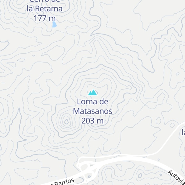 Map of Loma de Matasanos