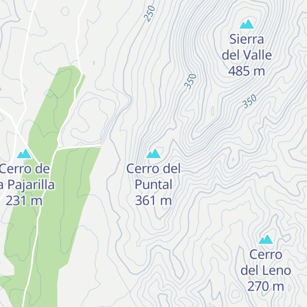 Map of Cerro del Puntal
