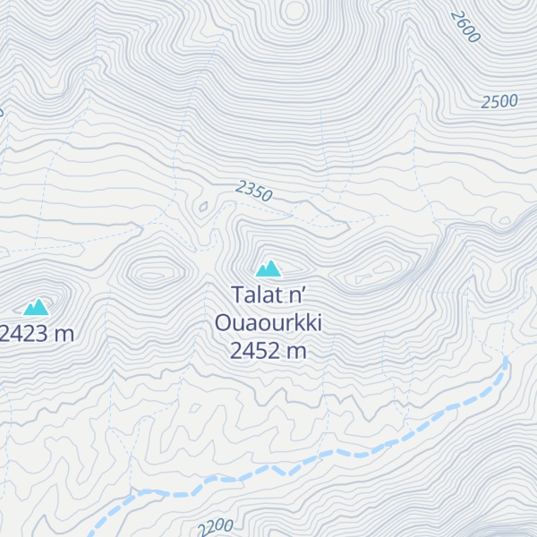Map of Talat n’ Ouaourkki