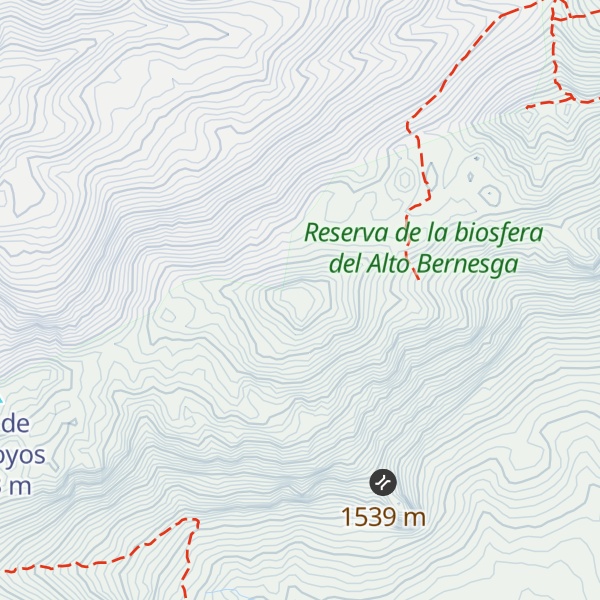 Map of Peña Castieḷḷo